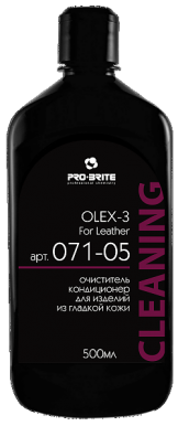 Олекс-3.Фо Лезер (Olex-3. For Leather) 0,5л кондиционер для ухода за гладкими кожаными поверхностями (071-05)