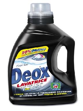 DEOX Деокс Неро - универсальное,концентр. жидкое моющее средство для стирки темного и черного белья с системой АНТИЗАПАХ 1,65л (6) 25 стирок