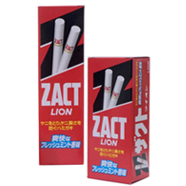 Зубная паста для устранения никотинового налета и запаха Lion "ZACT" 150гр