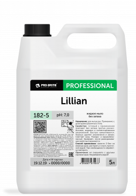 Лиллиан (Lillian) жидкое мыло без запаха 5л (182-5) 