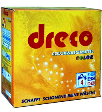 Дреко (Dreco) Колор  3кг. стиральный порошок для цветного белья 20 стирок