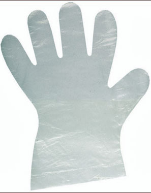 Перчатки полиэтиленовые одноразовые (размер М , 100штук)
