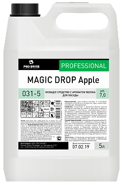 Мэйджик Дроп (Magic Drop) 5л жидкость для мытья посуды, яблоко. (031-5)