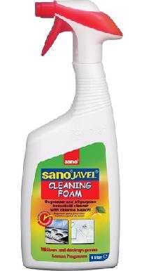 SANO Javel Cleaning Foam Lemon Сано Жавель очищающая пена с отбеливателем с запахом лимона 1л