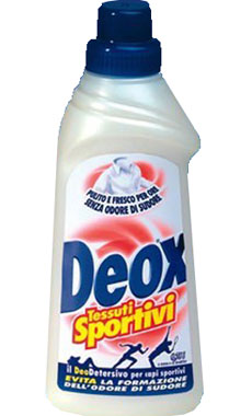DEOX Deo-detersivo Sport концентрат жидкое средство с формулой АНТИЗАПАХ для стирки спортивной одежды,синтетических тканей, пуховиков 750 мл