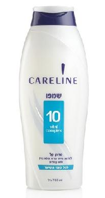CARELINE Shampoo EAZY Brush Vital 10 для легкого расчесывания волос 700мл.