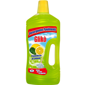 GLIKO Глико Средство для мытья полов Лимонная свежесть 1,5л