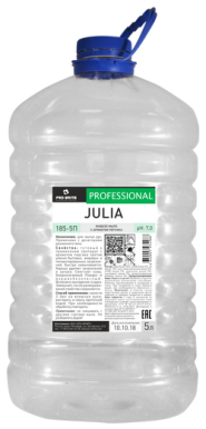 Карина Юлия(Julia), персик 5л. жидкое  мыло без перламутра, ПЭТ (185-5П)