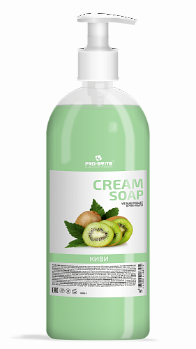 Крем-Соап (Cream Soap) 1л Киви - мягкое крем-мыло с витаминным комплексом (Premium Quality) (1086-1)