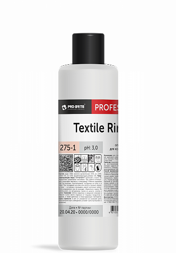Текстиль Ринс (Textile Rinse) 1л средство для стабилизации яркости цвета (ПроБрайт) (275-1)