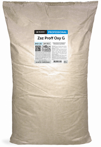 Заз Проф Окси Джи (ZAZ Proff Oxy G ) 20 л. порошковый кислородный отбеливатель для белья (842-20)