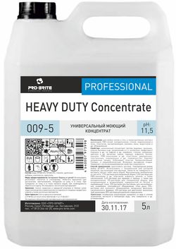 Хеви дьюти (Heavy Duty), 5л. конц. средство для удал. жира и копоти  на вытяжках, плитах (009-5)