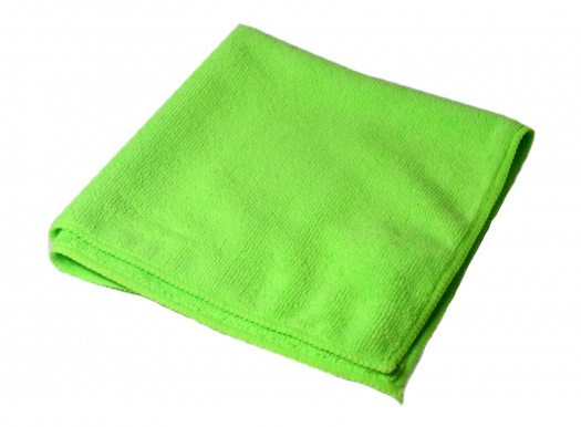 Салфетка из микрофибры 30*30 см (220 гр/м2) Зеленая