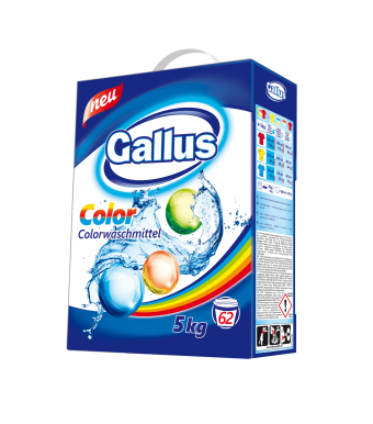Галлус (Gallus) Color концентрированный стиральный порошок для цветного белья 5 кг