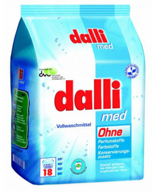 Порошок стиральный без красителей ДАЛЛИ Мед (Dalli Med) 1,215 кг