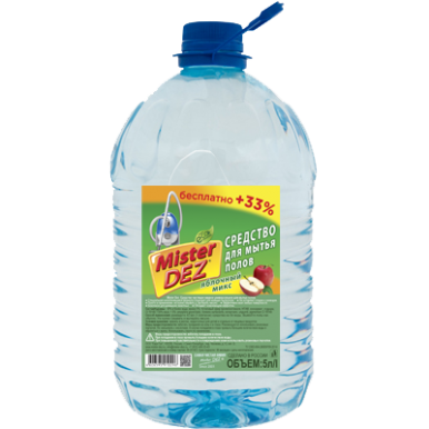  Mister Dez Eco-Cleaning Средство для мытья полов "Яблочный микс" 5 л