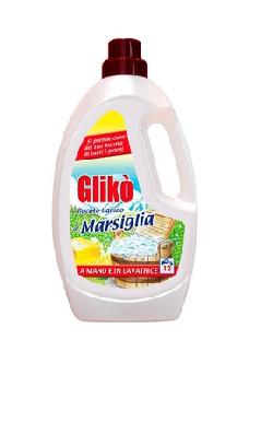 Glico Глико Жидкое средство с добавлением марсельского мыла, для ручной и машинной стирки 1.5л