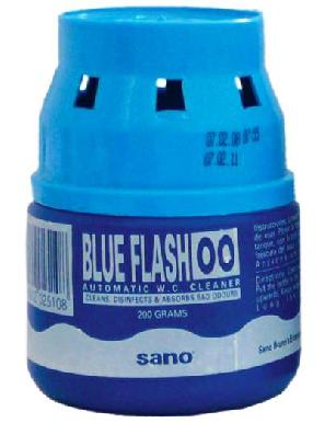 Sano Blue Flash 00 200г мыло в контейнере для бачка унитаза