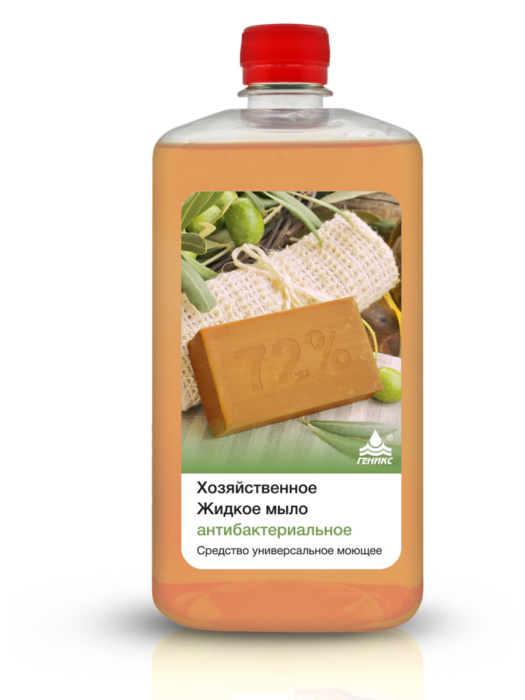 Мыло хозяйственное жидкое антибактериальное 1л