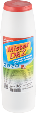 Mister DEZ Eco-Cleaning Универсальное чистящее средство "Яблоко" 500 г