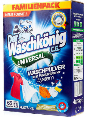 Der Waschkönig C.G. Universal – стиральный порошок 4,875 кг. Коробка - 65 стирок