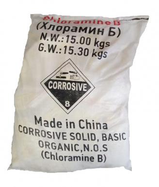 Хлорамин Б 15 кг (50 пакетов х 300 г в упаковке)дезинфицирующее средство