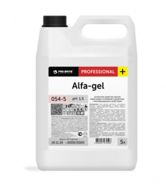 Альфа-гель  ( Alfa-gel ) 5л. гель для удаления ржавчины и известковых отложений (054-5)