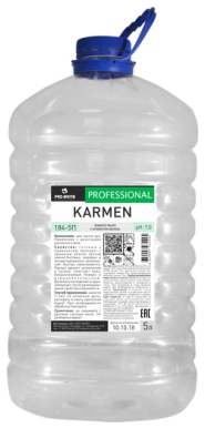 Кармен (Karmen), яблоко 5л. жидкое  мыло без перламутра, ПЭТ (184-5П)