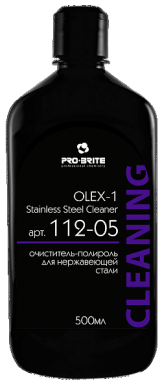 Олекс-1 Стайнлесс Стил Клинер (Olex-1 Stainless Steel Cleaner) чистящее и полирующее ср-во для нержавеющей стали 0,5л (112-05)