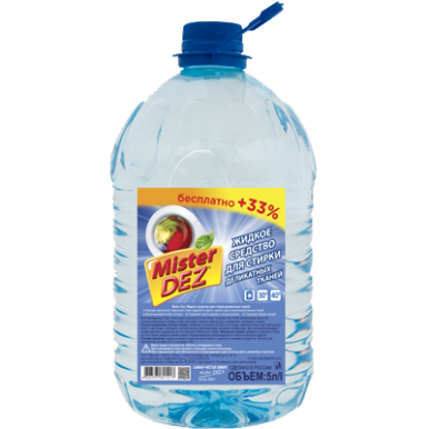 Mister DEZ Eco-Cleaning PROFESSIONAL Жидкое средство для деликатной стирки  5 л