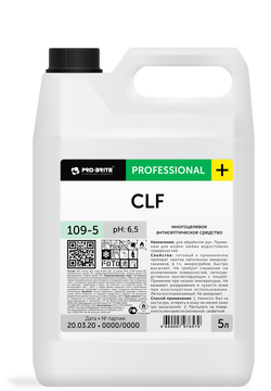 ЦЛФ 5л. (CLF) Кожный антисептик на основе изопропанола и ЧАС (109-5)