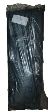 Мешки для мусора 120л черные 70х110 50 мкм (50 шт)