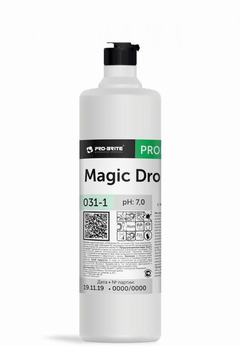 Мэйджик Дроп (Magic Drop 031-1) 1 л жидкость для мытья посуды Яблоко
