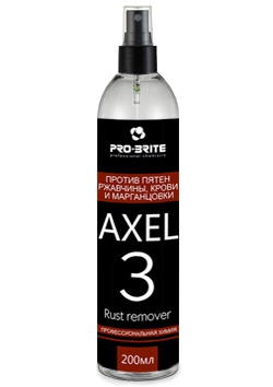 Аксель-3 ( Axel-3 ). Раст ремувер 0.2л ср-во для удаления ржавчины, марганцовки, крови (046-02)