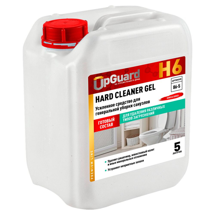 Hard cleaner gel 5л Усиленный гель для удаления ржавчины и известковых отложений 